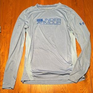 Under Armour Men's Long Sleeve Shirt - Light Blue